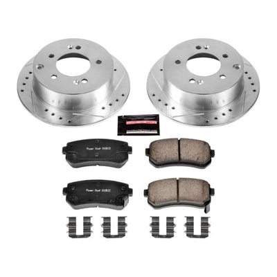 Power Stop 10-13 Kia Forte Front & Rear Z23 Evolution Sport Brake Kit