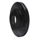R1 79-98 Buick Riviera Rear/Front Right Drilled & Slotted Black Brake Rotor