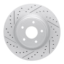 R1 14-19 Nissan X-Trail (Mexico Front Left Drilled & Slotted Geo-Carbon Rotor