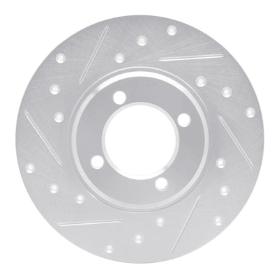 R1 70-79 Toyota Carina Front Left Drilled & Slotted Silver Brake Rotor