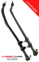 RockJock JL/JT Currectlync High Steer kit for Ram Assist. w/ Knuckles Drag link, Tie Rod, Hardware