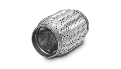Vibrant SS Flex Coupling with Inner Braid Liner 1.75in inlet/outlet x 4in flex length