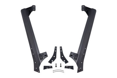 Diode Dynamics Stage Series Windshield Bracket Kit for 07-18 Jeep JK Wrangler (No Lights)