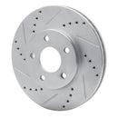 R1 06-11 Chevrolet HHR Front Drilled & Slotted Silver Brake Rotor Set