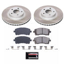Power Stop 98-02 Subaru Forester Front and Rear Semi-Coated Rotor Kit