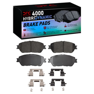 DFC 02-06 Lexus ES330 Front 4000 HybriDynamic Brake Pads and Hardware Kit