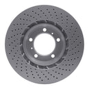 DFC 99-23 Porsche 718 Cayman Right Front Drilled GeoSPEC Coated Rotor