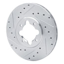 R1 82-85 Toyota Celica Front & Rear Drilled & Slotted Silver Brake Rotor Set