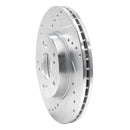 R1 05-17 Honda Accord Front & Rear Drilled & Slotted Silver Brake Rotor Set