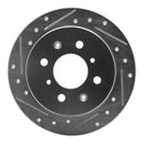 R1 88-91 Honda Accord Front & Rear Drilled & Slotted Silver Brake Rotor Set