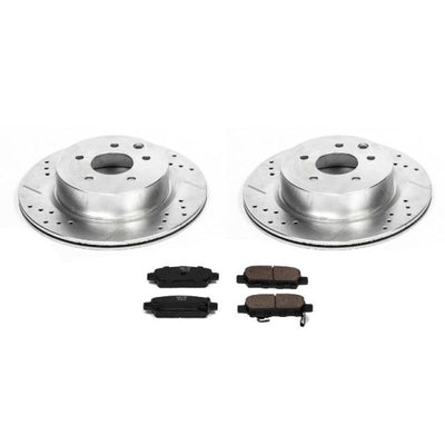 Power Stop 09-14 Nissan Maxima Rear Z23 Evolution Sport Brake Kit w/Calipers