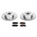 Power Stop 09-14 Nissan Maxima Rear Z23 Evolution Sport Brake Kit w/Calipers