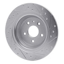 R1 13-20 Ford FusIon Front & Rear Drilled & Slotted Silver Brake Rotor Set