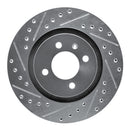 R1 90-93 Volkswagen Corrado Front Drilled & Slotted Silver Brake Rotor Set