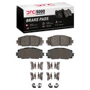 DFC 06-18 Toyota Yaris Front Drilled & Slotted Geoperformance Rotors 5000 Advanced Pads w/Hardware