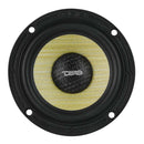 DS18 Dlx Qlty 6.5in+3.5in+2.2in 3-Way 180 Watt RMS 4 ohm Ylw Straw + Composite Foam Cone Neodymium