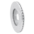 R1 95-06 Chrysler Cirrus Front Right Drilled & Slotted Silver Brake Rotor