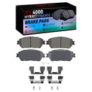 DFC 05-15 Toyota Tacoma Front Geospec Rotors w/4000 HybriDynamic Brake Pads w/Hardware