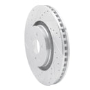 R1 15-21 Ford FusIon Front Drilled & Slotted Silver Brake Rotor Set