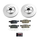 Power Stop 17-20 Lincoln Continental Front and Rear Z17 Coated Brake Kit