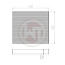 Wagner Tuning 685x489x50mm Radiator Core