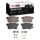 DFC 98-02 Honda Accord Front & Rear Geospec Rotors with 5000 Advanced Brake Pads w/Hardware