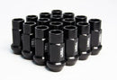 BLOX Racing Street Series Forged Lug Nuts - Black 12 x 1.5mm - Set of 16 (New Design)