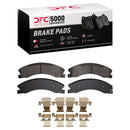 DFC 11-19 Chevrolet Silverado 3500 HD Rear Geospec Rotors with 5000 Advanced Brake Pads w/Hardware