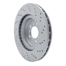 DFC 08-13 BMW 1 Series M Left Front Drilled GeoSPEC Coated Rotor