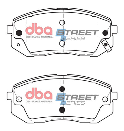 DBA 15-19 Hyundai Sonata (320mm Front Rotor Excl Hybrid) Street Series Front Brake Pads