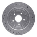DFC 06-13 Cadillac XLR Rear Drilled GeoSPEC Coated Rotor
