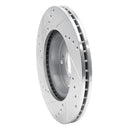 R1 03-17 Acura ILX Front Drilled & Slotted Silver Brake Rotor Set