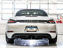 AWE Tuning Porsche 718 Boxster / Cayman Track Edition Exhaust - Diamond Black Tips