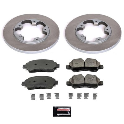 Power Stop 15-19 Ford Transit-150 Front and Rear Semi-Coated Rotor Kit