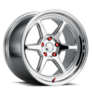 Kansei K14X Roku 18x9.5in / 5x120 BP / 38mm Offset / 72.56mm Bore - Chrome Wheel