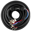 DS18 Medusa Wire Pack 10 Channel RCA 4 x 12GA OFC Power Wire 50-Feet
