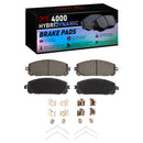DFC 14-23 Jeep Cherokee Front Geospec Rotors w/4000 HybriDynamic Brake Pads w/Hardware