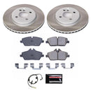 Power Stop 07-10 Mini Cooper Front and Rear Semi-Coated Rotor Kit