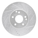 R1 01-11 Chrysler Crossfire Front & Rear Drilled & Slotted Silver Brake Rotor Set