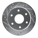 R1 1988-91 GMC K1500 Front Drill & Slot Silver Rotors
