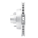 R1 93-95 Chevrolet G10 Front Right Drilled & Slotted Silver Brake Rotor