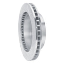 R1 95-99 Ford F-350 4WD (Excl Super Duty) Front Left Drilled & Slotted Silver Brake Rotor