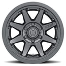 ICON Rebound Pro 17x8.5 / 5x5.5 / 0mm / 4.75in BS Satin Black Wheel