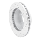 R1 90-02 Chevrolet ASTRO Front Left Drilled & Slotted Silver Brake Rotor