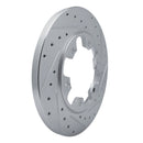R1 20-25 Ford Transit-250 Front & Rear Drilled & Slotted Silver Brake Rotor Set