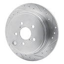 R1 09-12 Subaru Impreza Front & Rear Drill/Slot Silver Rotors w/Optimum Pads