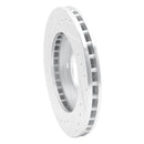 R1 88-96 Buick Regal Front Right Drilled & Slotted Silver Brake Rotor