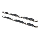 Westin 2019 Chevrolet Silverado Crew Cab PRO TRAXX 5 W2W Oval Nerf Step Bars - Stainless Steel