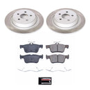 Power Stop 17-20 Lincoln MKZ Front and Rear Semi-Coated Rotor Kit