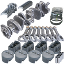 Eagle Chevy LT1350 1Pc 3.750in Crank 5.700in I-Beam Rods -5cc 4.040in Pistons Rotating Assembly